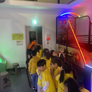 상남초등학교 1학년 학생들입니다.