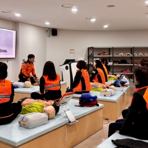 소방본부 의용소방대원들입니다!